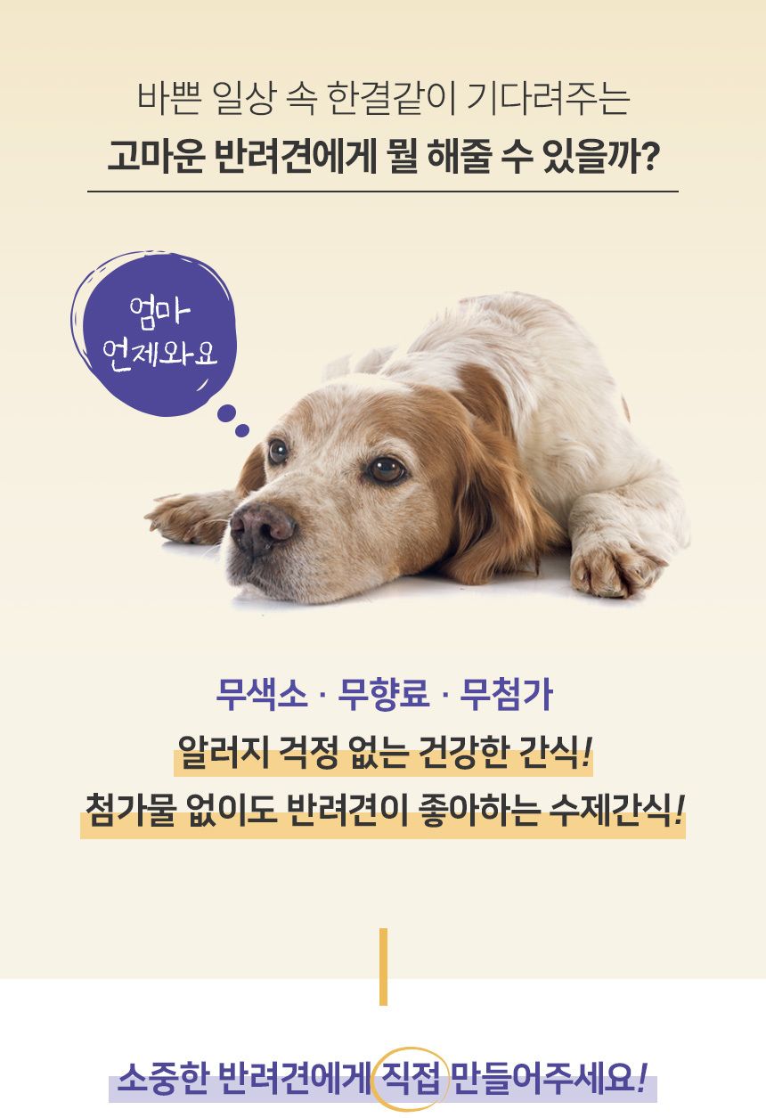 바비온 독 수제간식 뼈다귀 모양 4종 쿠키믹스 2번째