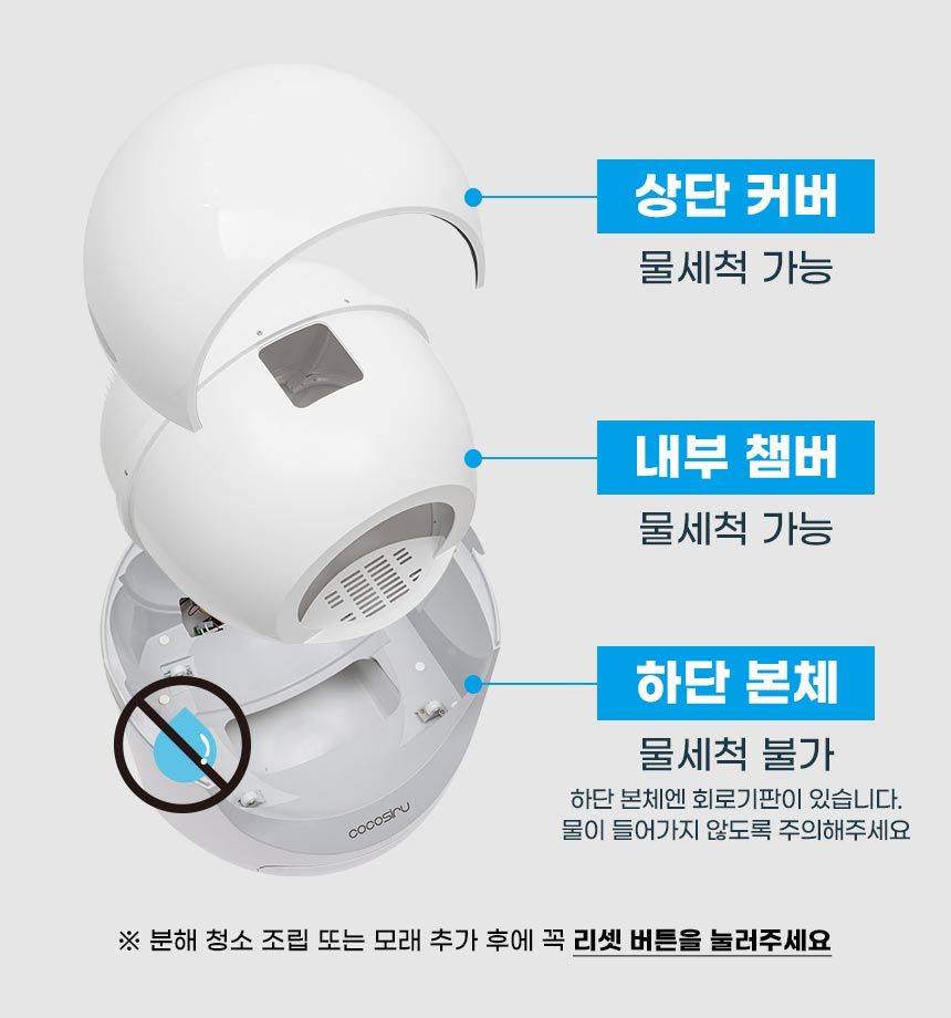[무료배송] 코코시루 고양이 자동화장실 (C10LBF) 35번째