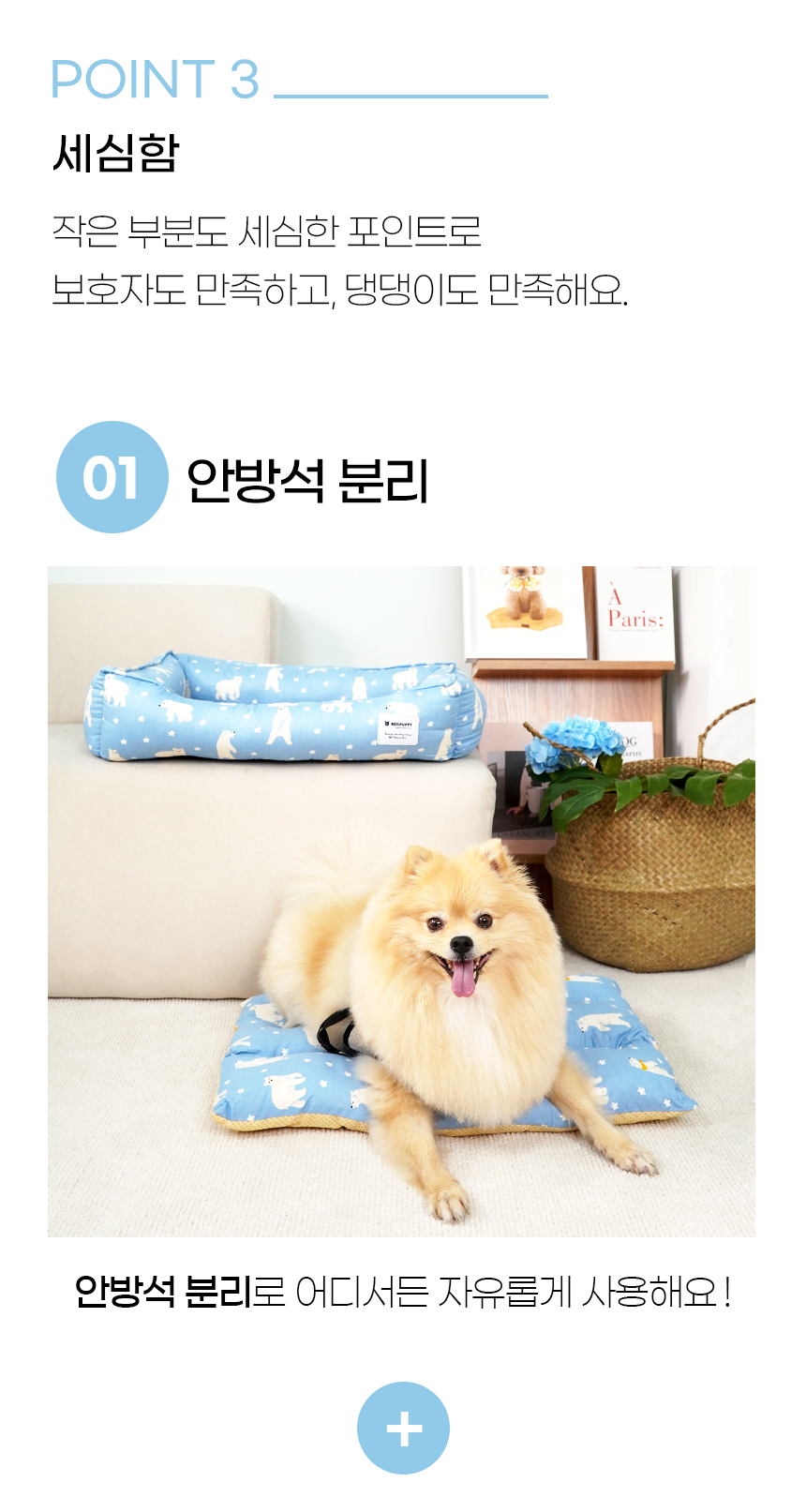 [NEW신상][무료배송] 개과천선 푸스 방석 블루 9번째