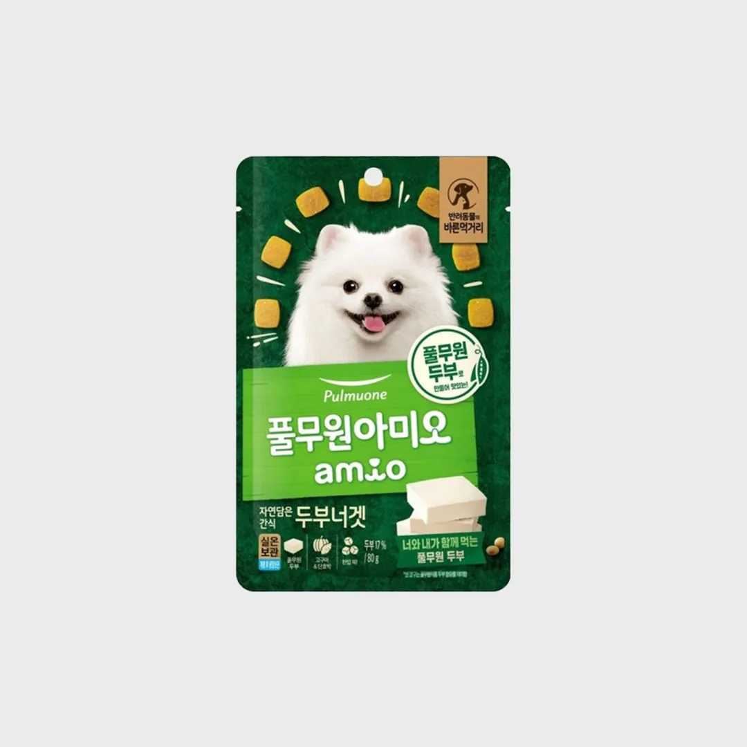 풀무원 아미오 독 자연담은 간식 두부너겟 80g