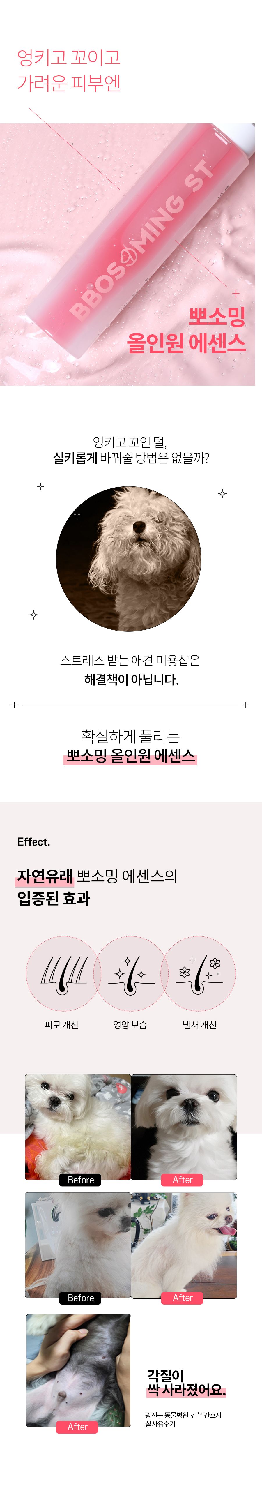 [무료배송] 베픈 뽀소밍 올인원 에센스 반려동물 실키 미스트 5번째