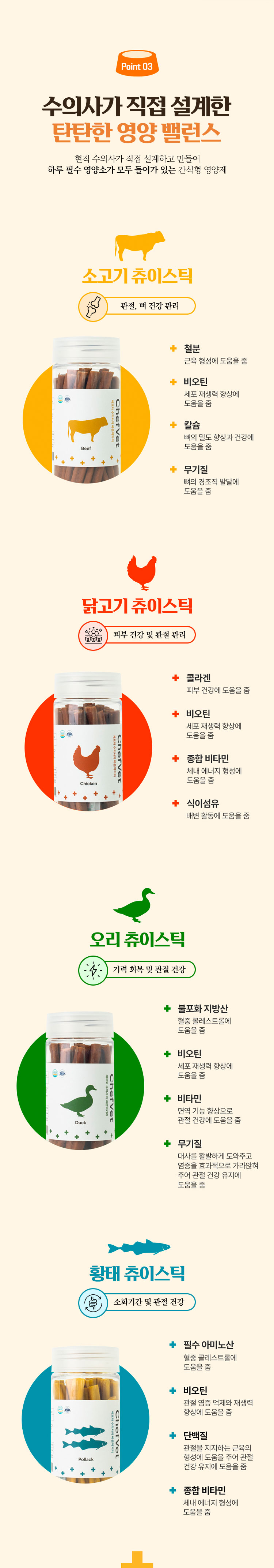 [무료배송] 셰프벳 독 츄이스틱세트 종합영양스틱 200g*4 17번째