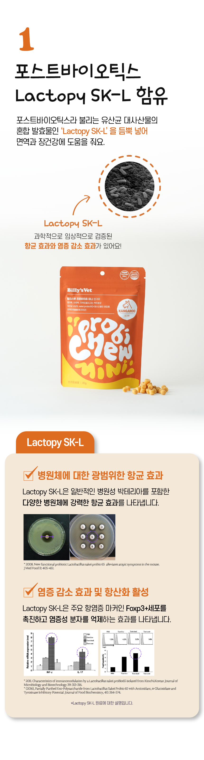 [무료배송] 빌리스벳 프로바이츄 미니 캥거루 80g 3번째