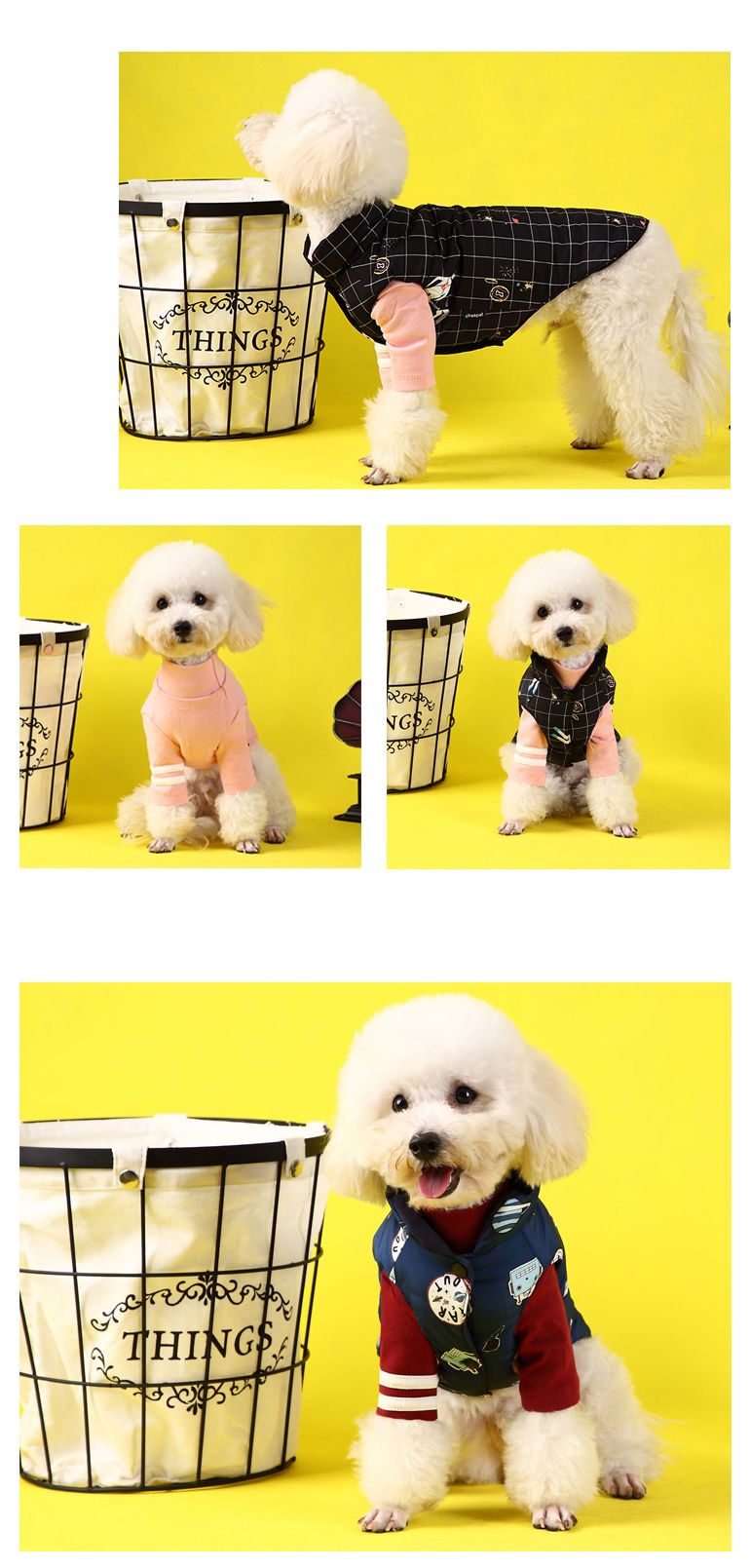 [무료배송] 쏘울펫 양면 패딩 블랙 S-L 2번째