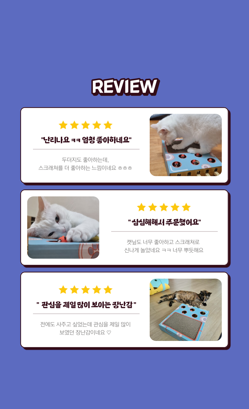 [NEW신상]알뜰펫 두더지잡기 장난감 블루 1번째