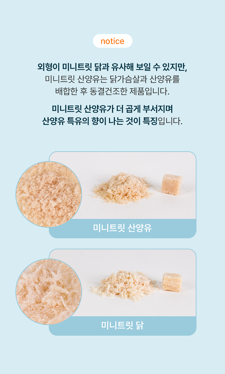 조공 미니트릿 산양유 65g 1번째