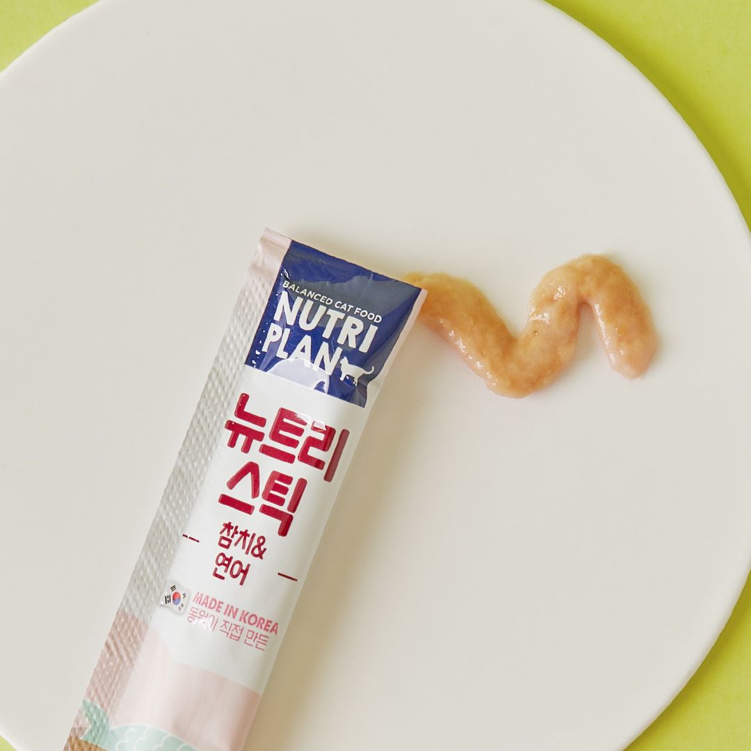 뉴트리플랜 캣 뉴트리스틱 참치&연어 14g*4p 2번