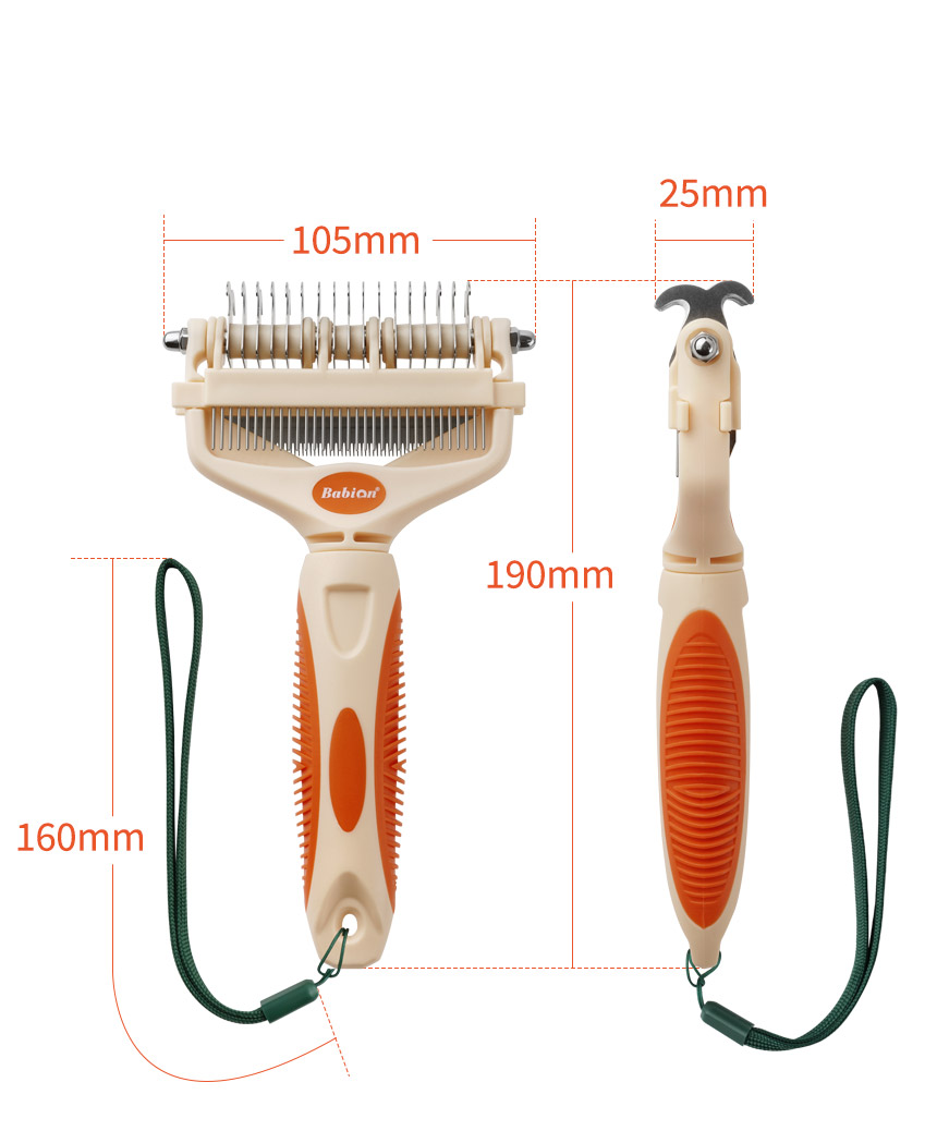 [NEW신상][무료배송] 바비온 4in1 반려동물 엉킨털 죽은털 제거 포밍 브러쉬 104R 13번째