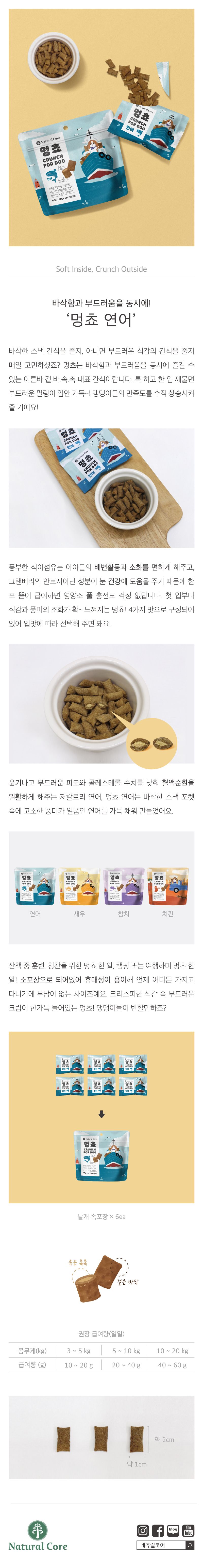 [꽉찬펫프]네츄럴코어 독 멍쵸 연어 10g 0번째