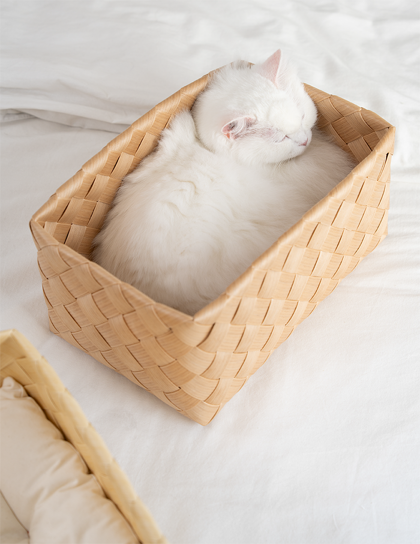 [NEW신상][무료배송] 큐빅스펫 워셔블 바스켓 숨숨집 2color 24번째