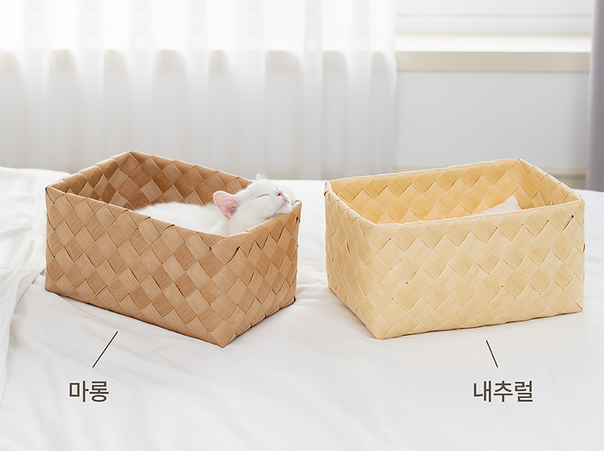 [NEW신상][무료배송] 큐빅스펫 워셔블 바스켓 숨숨집 2color 32번째