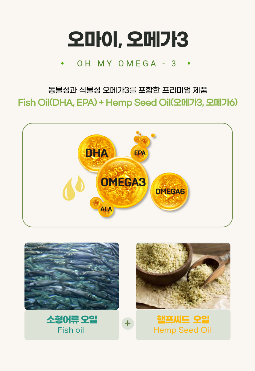 [유통기한임박, 26년4월11일] 펫턴 오마이 오메가3 2ml*30본 19번째