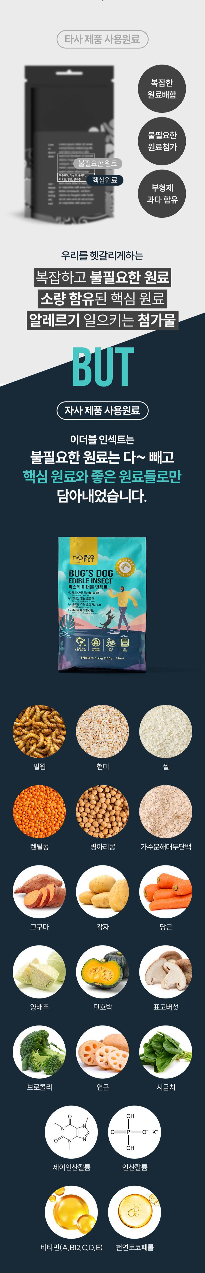 [NEW신상][무료배송] 벅스펫 벅스독 프리미엄 이더블 인섹트 5kg 7번째