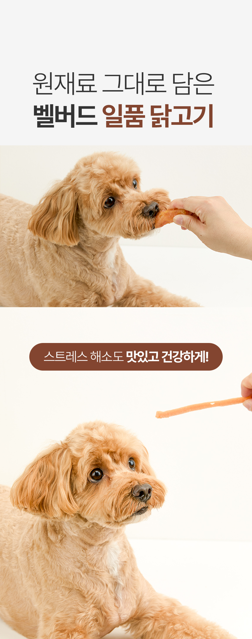 [NEW신상][무료배송] 벨버드 독 일품 치킨 소프트 슬라이스 사사미 300g 9번째