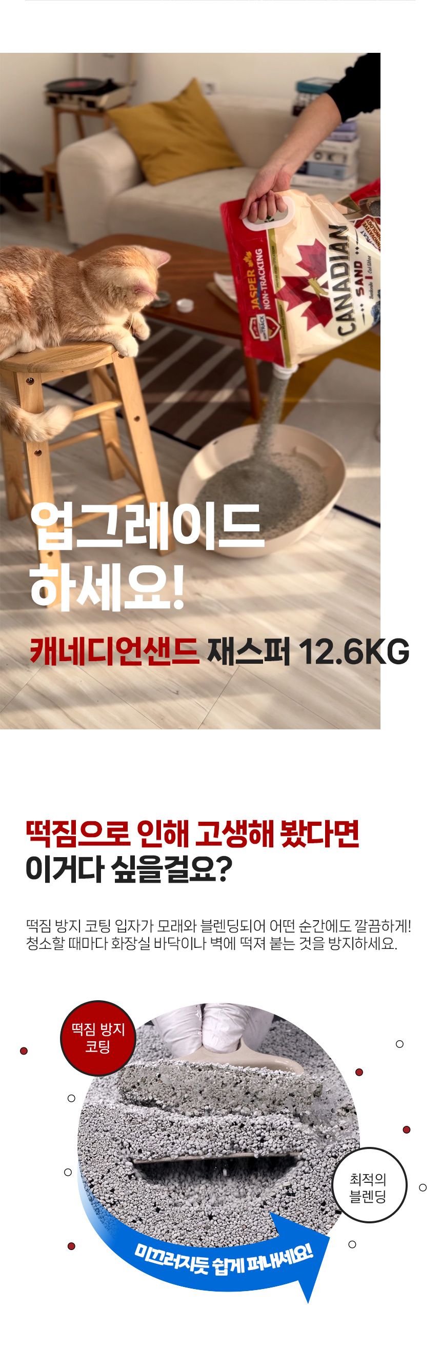 [NEW신상]캐네디언샌드 제스퍼 엑스트라케어 무향 12.6kg 12번째