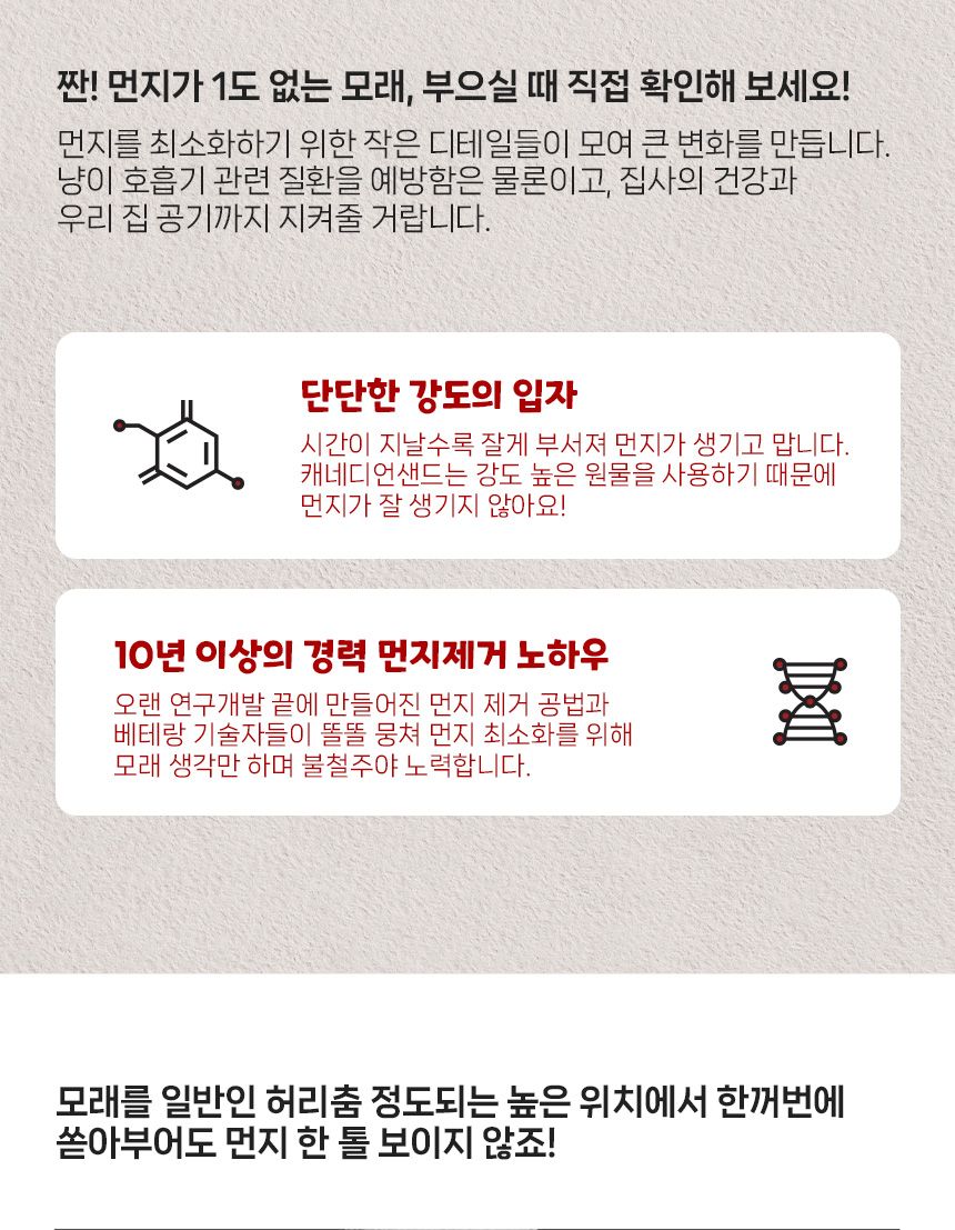 [NEW신상]캐네디언샌드 제스퍼 엑스트라케어 무향 12.6kg 10번째