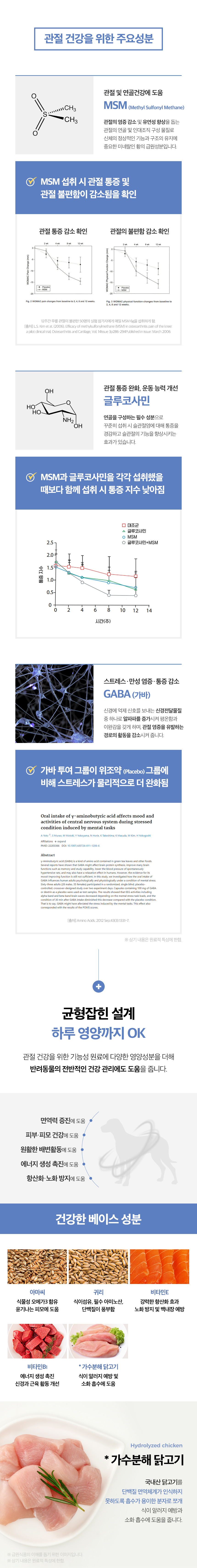 [무료배송] 옵티펫츄어블 조인트케어(관절건강) 300g 18번째