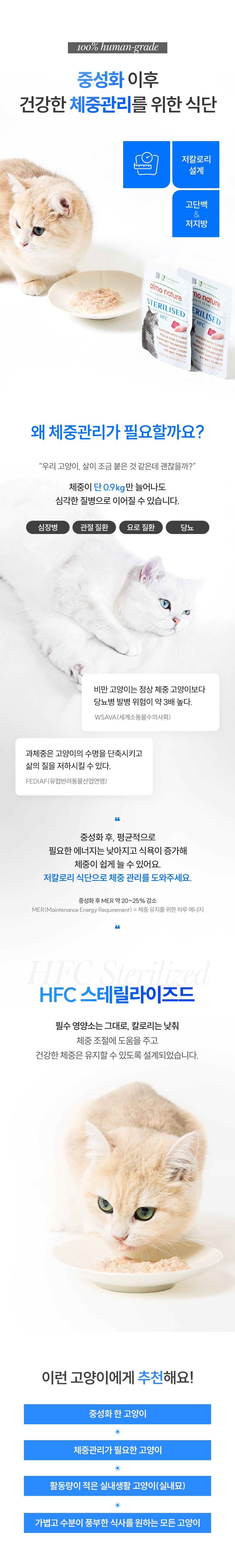[NEW신상]알모네이쳐 캣 HFC 스테럴라이즈드 닭고기살 파우치 50g 3번째