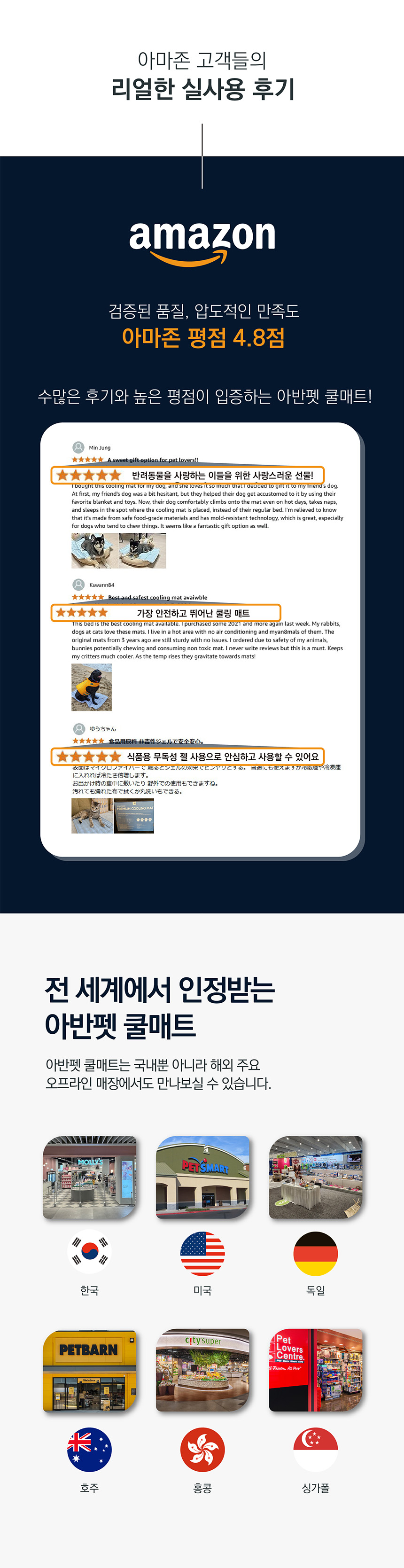 [무료배송] 아반펫 곰팡이제로 에코 쿨매트 라이트그레이/캔디핑크/프레시민트 S-L 4번째
