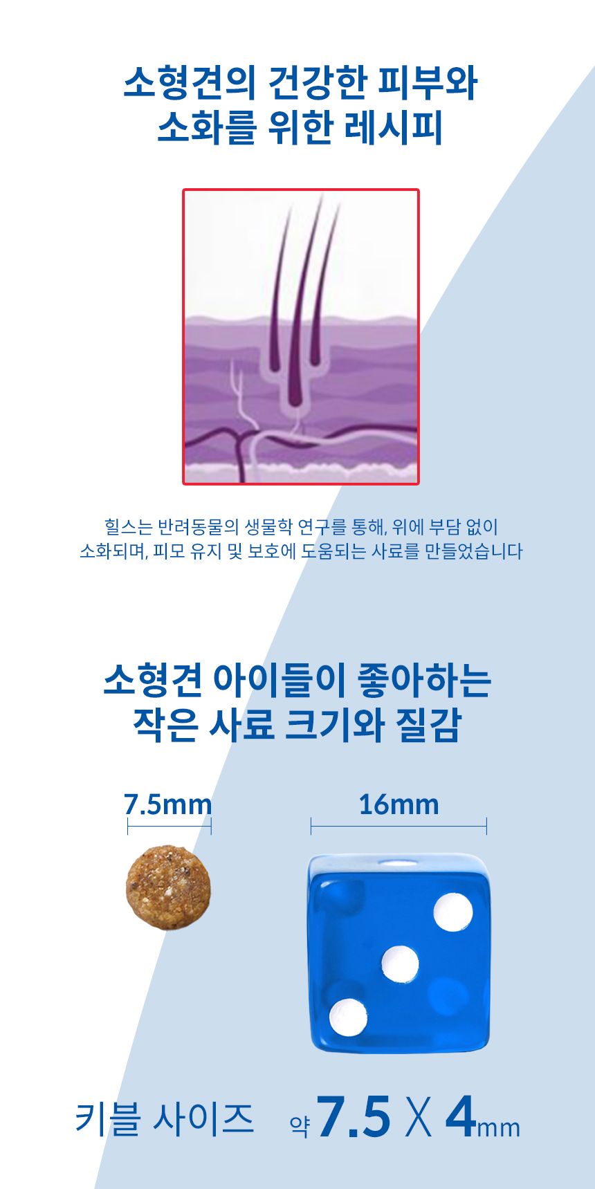 힐스 독 어덜트 센서티브 스토막 앤 스킨 스몰앤미니 치킨 6.8kg 3번째