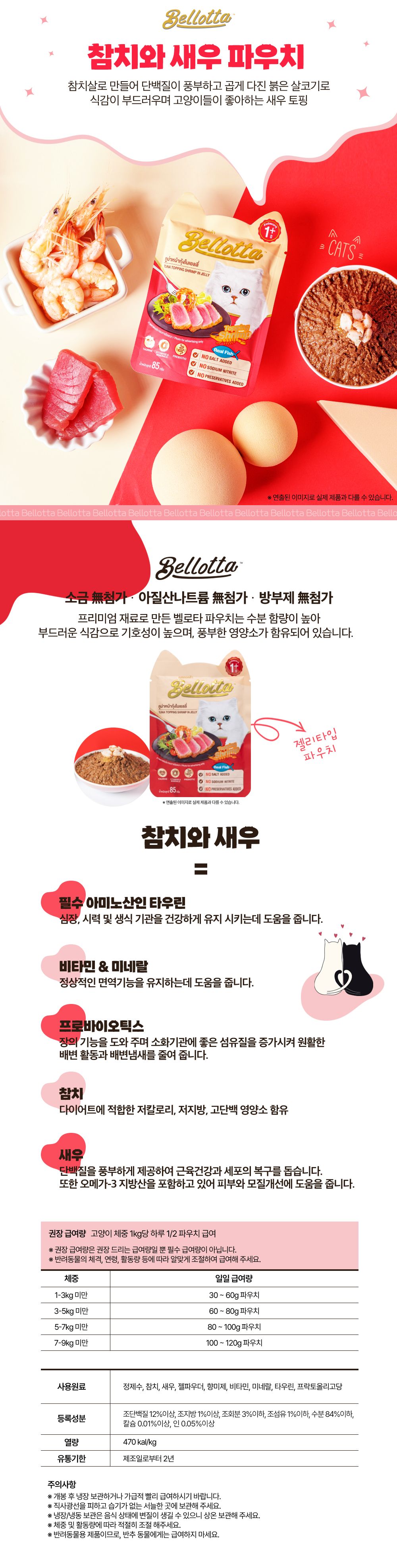 벨로타 캣 고등어 통살 파우치 85g 7번째