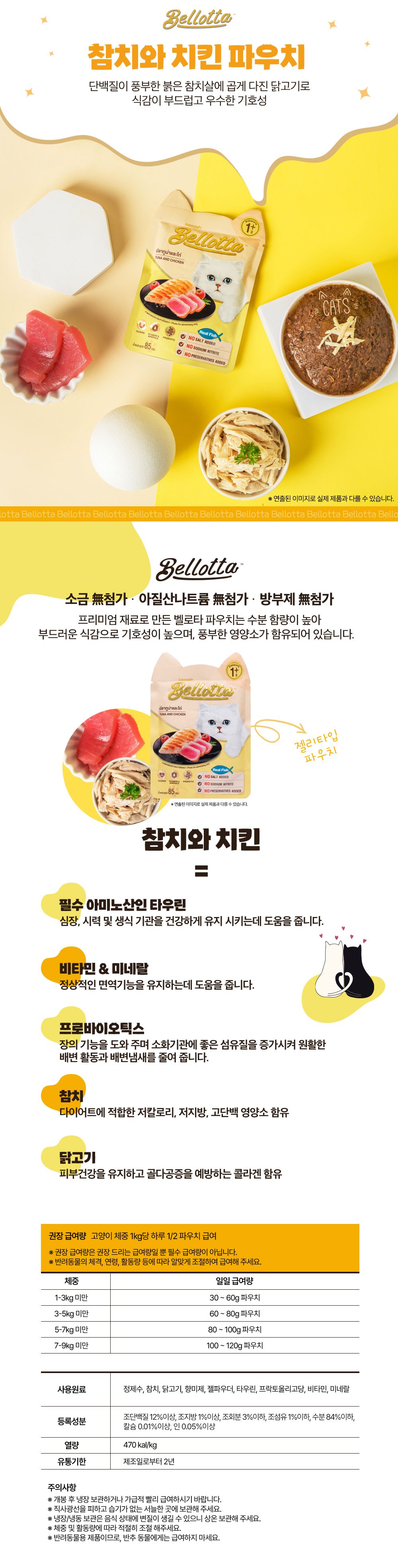벨로타 캣 고등어 통살 파우치 85g 4번째
