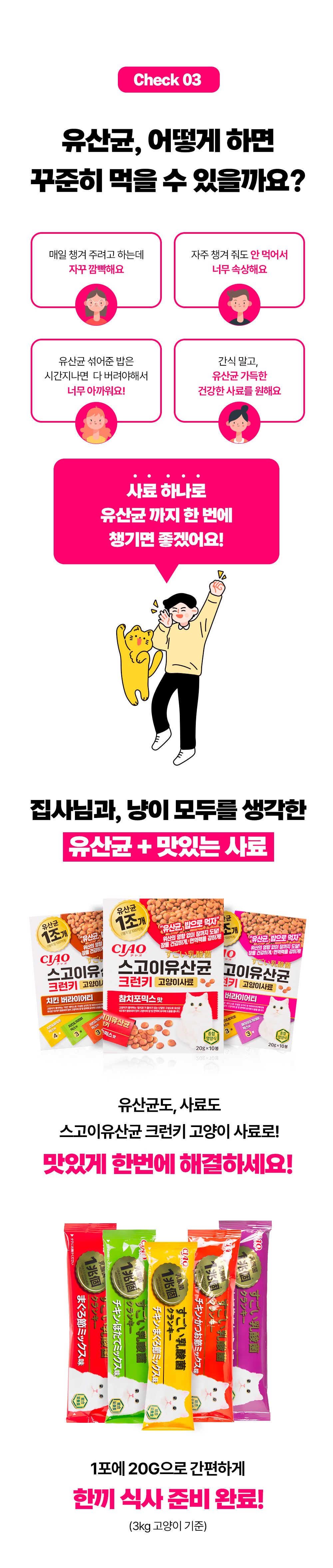 이나바 캣 챠오 스고이 유산균 크런키 치킨 버라이어티 20g*10p 3번째