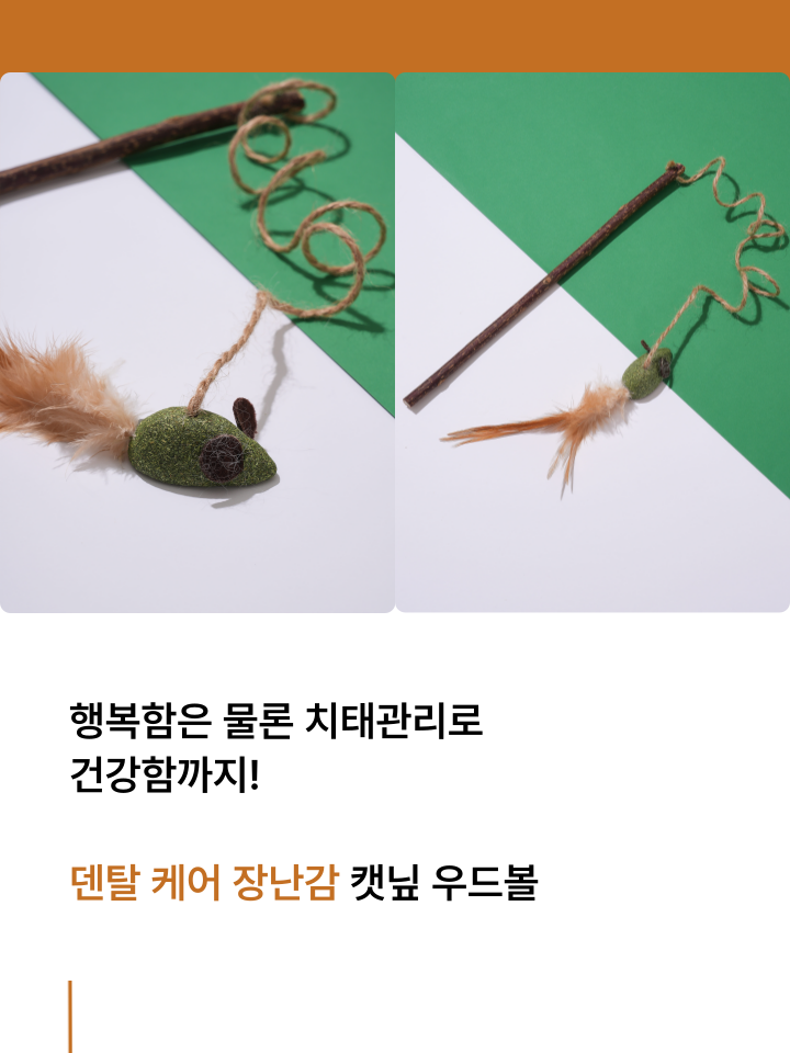 [NEW신상][무료배송] 캣디피 캣닢 쥐돌이 낚시대 37번째