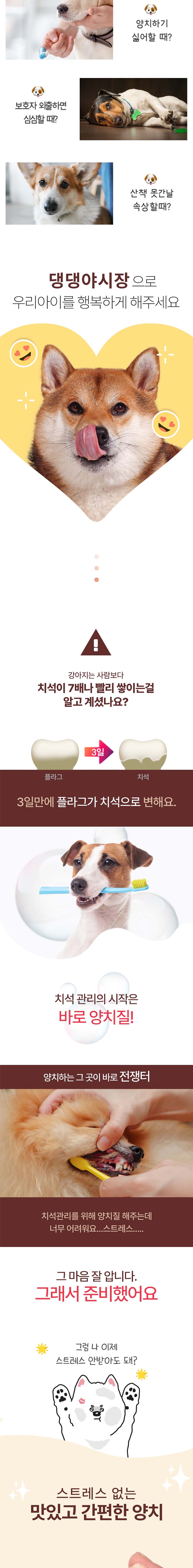 [무료배송] 펫투데이 댕댕야시장 피자 덴탈껌 128g 3번째