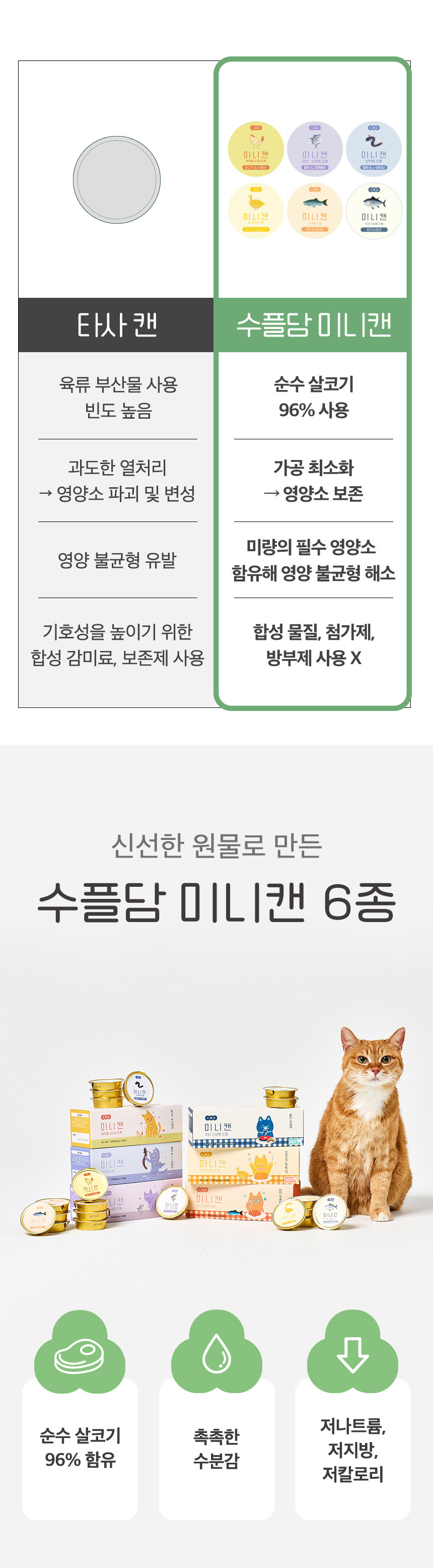 [NEW신상][무료배송] 수플담 미니캔 아이즈 연어&루테인 습식 캔 30g 12개입 3번째