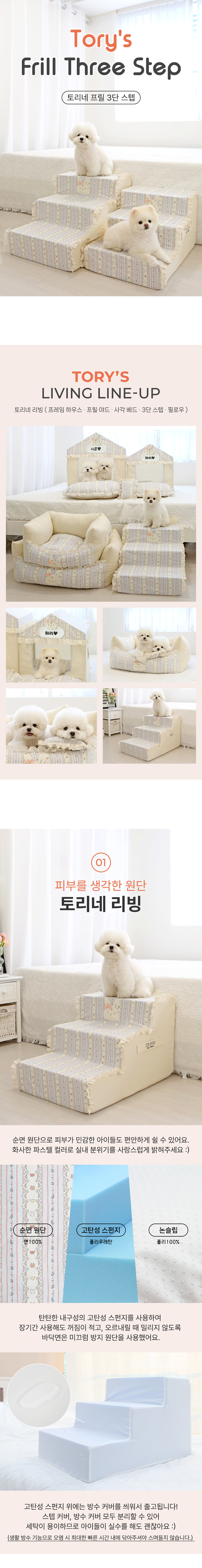 [NEW신상] [무료배송] 이츠독 토리네 프릴 3단 스텝 M-L 1번째