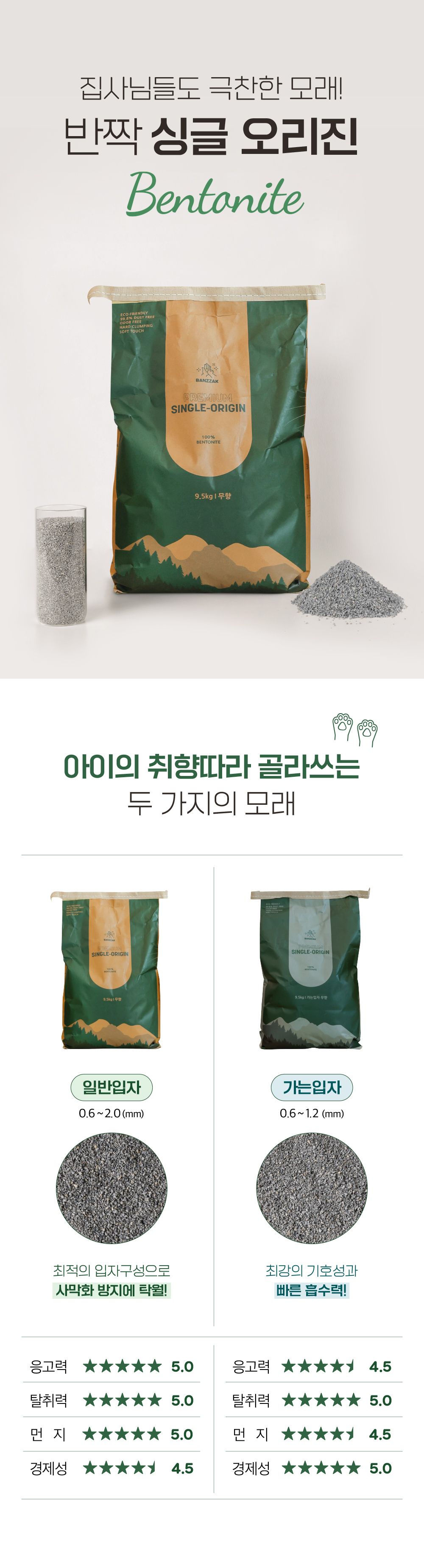 반짝 벤토나이트 싱글오리진 가는입자 9.5kg 3번째