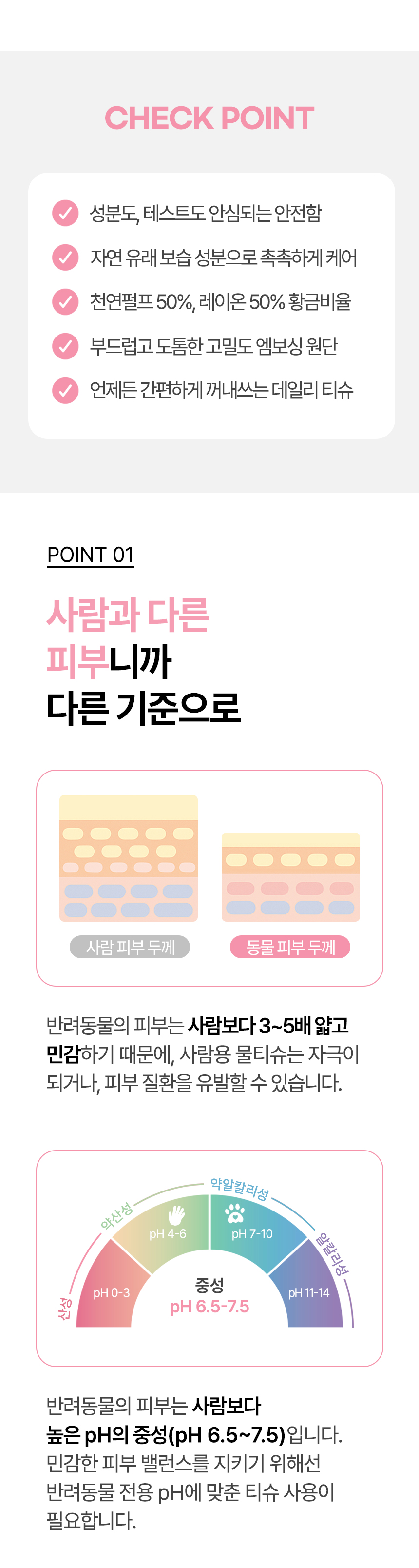 [NEW신상][무료배송] 우리들의 반려생활 엠보싱 펫티슈 캡형 80매 3번째