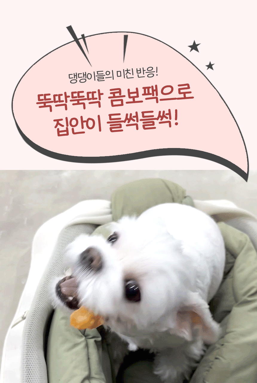 [무료배송] 펫토리아 뚝딱뚝딱 강아지간식 대용량 치킨 콤보 1kg 5번째