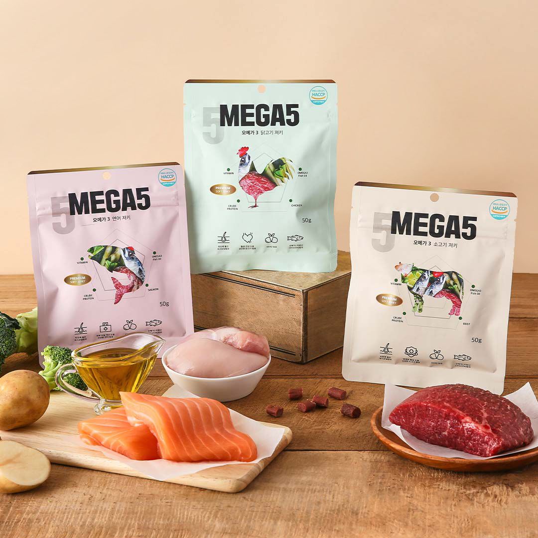 소고기+오메가3 메가파이브 소고기 50g 5번