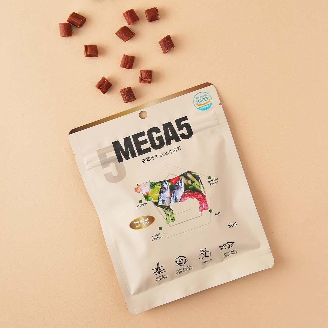 소고기+오메가3 메가파이브 소고기 50g 1번
