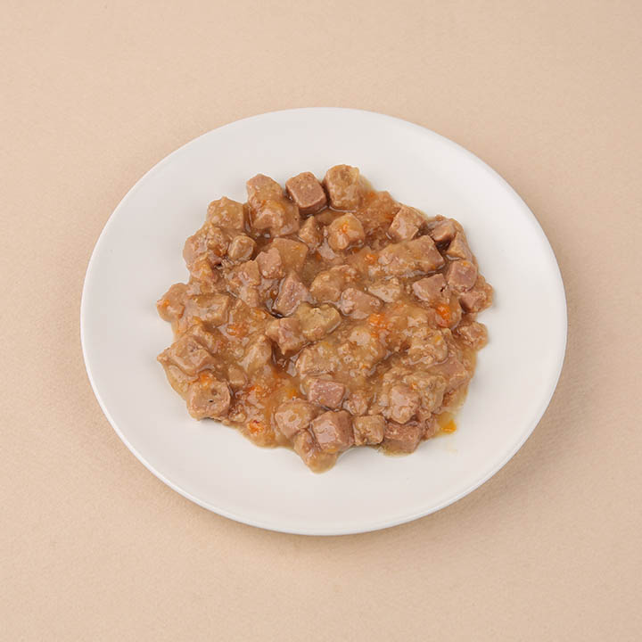 웰니스 캣 헬시 인덜전스 머셀 연어&참치 파우치 85g 3번