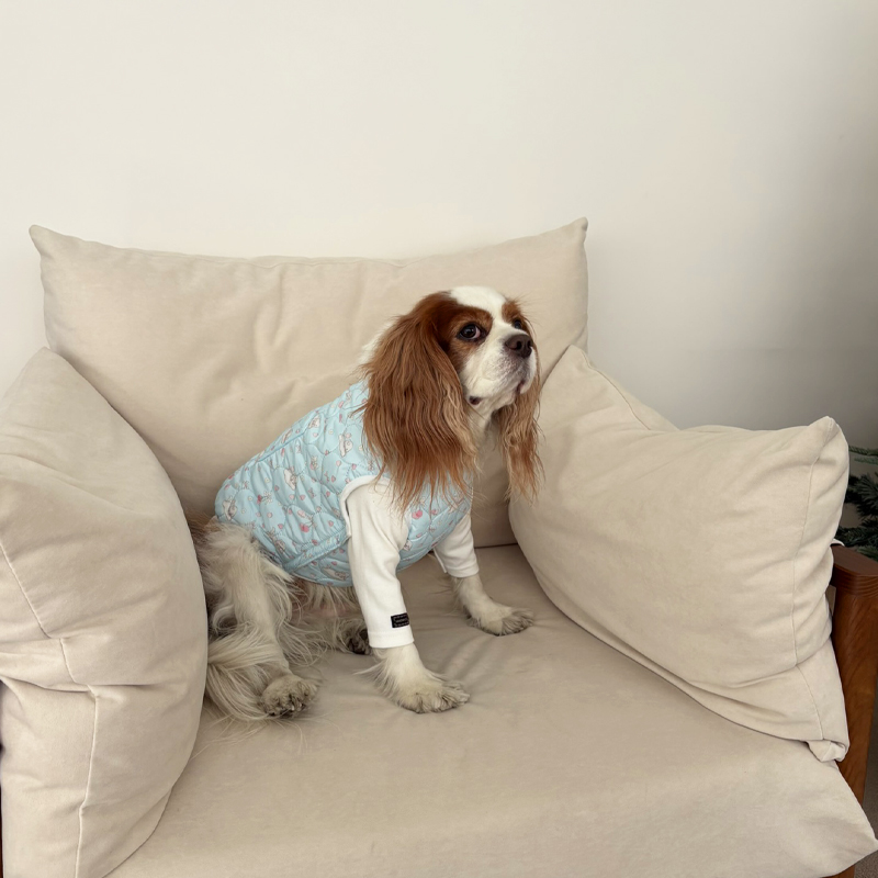 [NEW신상][무료배송] 해피댕댕 토끼핫팩패딩 2종 (핑크,소라) S-2XL 10번째