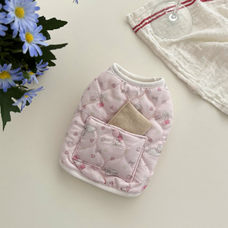 [NEW신상][무료배송] 해피댕댕 토끼핫팩패딩 2종 (핑크,소라) S-2XL 13번째