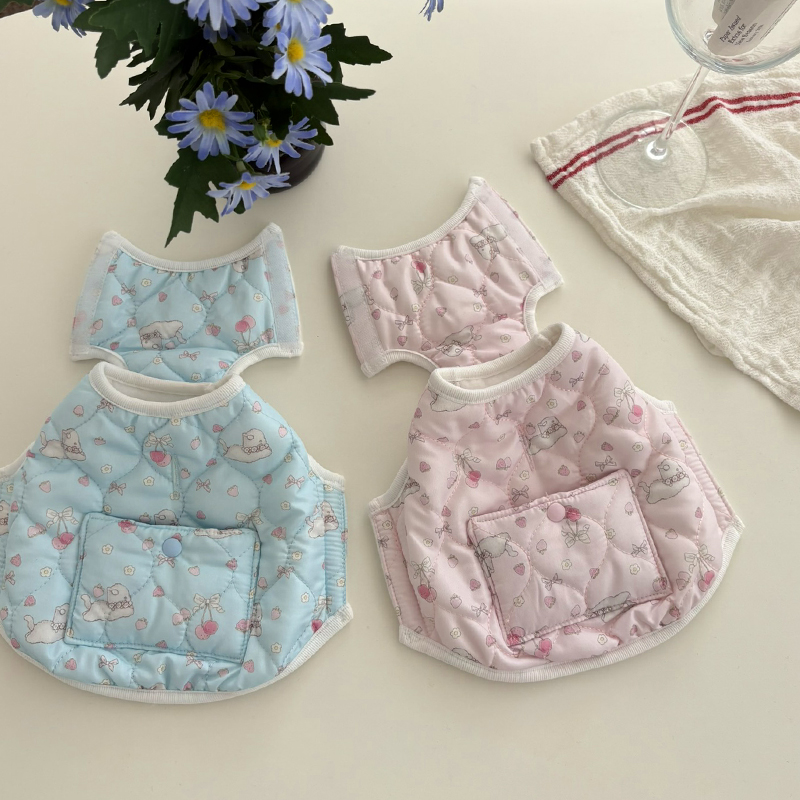 [NEW신상][무료배송] 해피댕댕 토끼핫팩패딩 2종 (핑크,소라) S-2XL 5번째