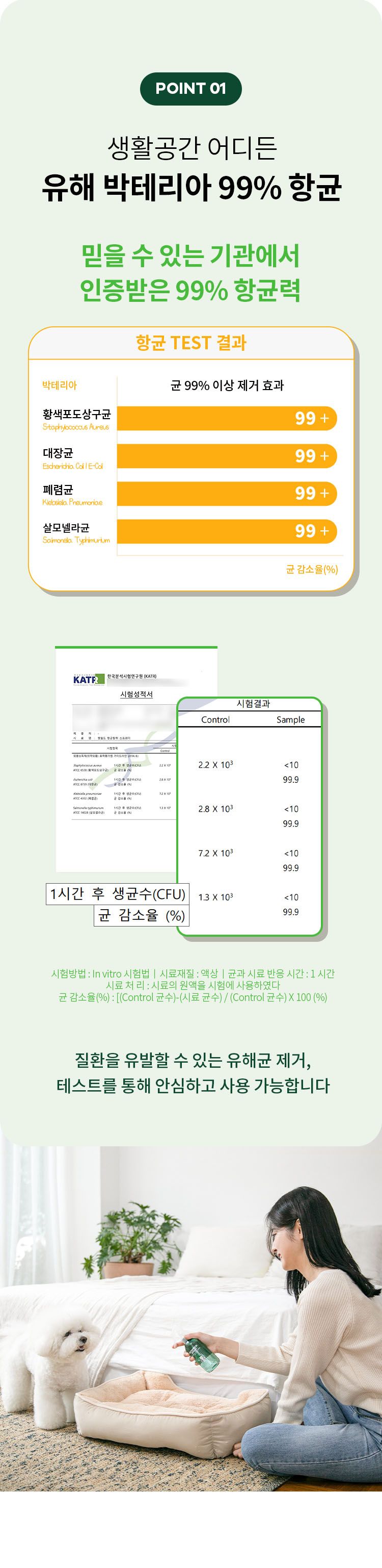 [무료배송] 펫쉴드 독 향균탈취 스프레이 300ml 4번째