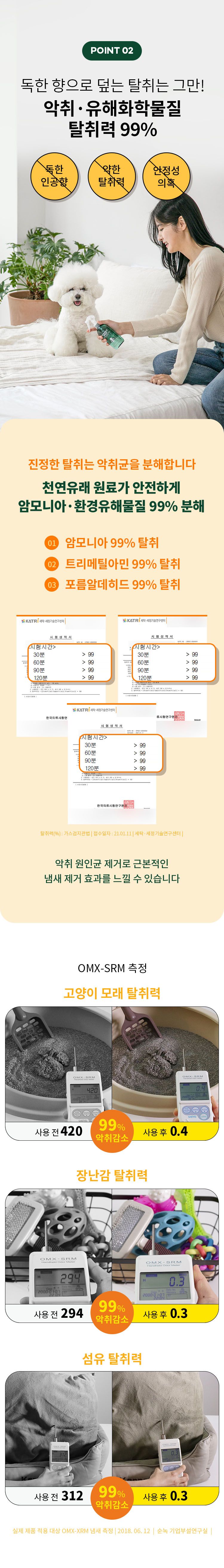 [무료배송] 펫쉴드 독 향균탈취 스프레이 300ml 5번째