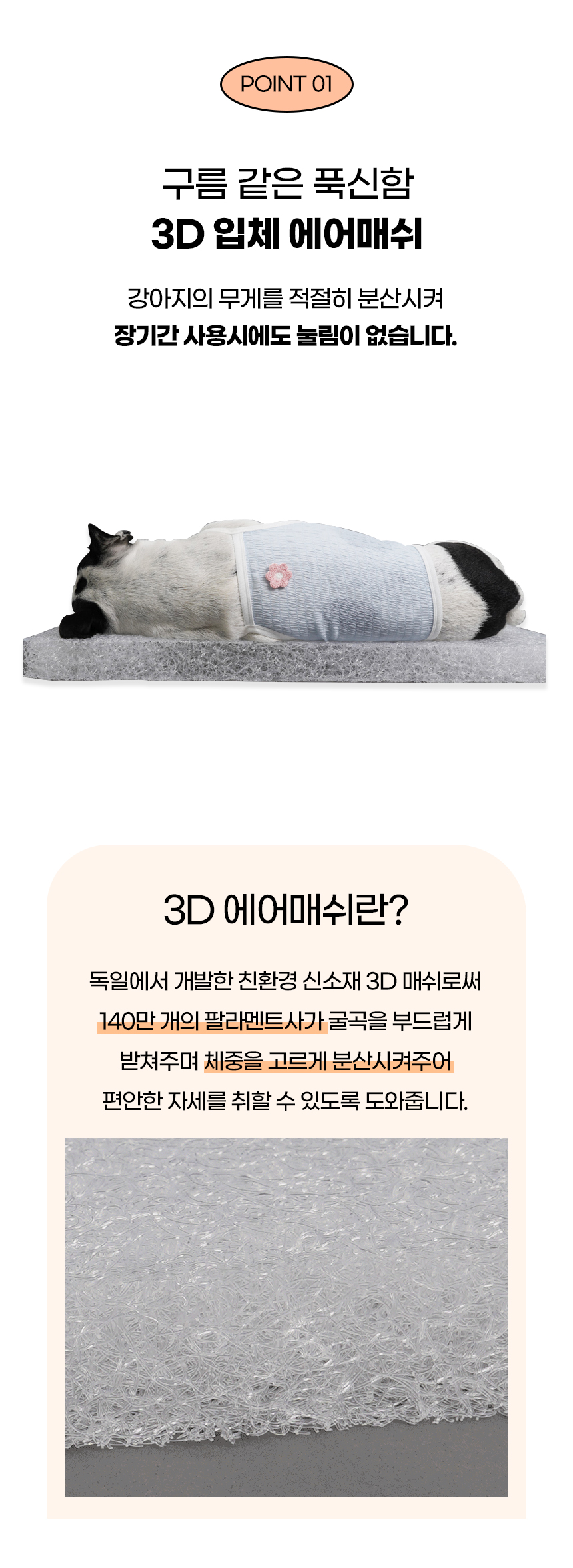[NEW신상][무료배송] 개과천선 쓰리디 에어 오투스 방석 (파스텔 민트/다크 그레이) 6번째