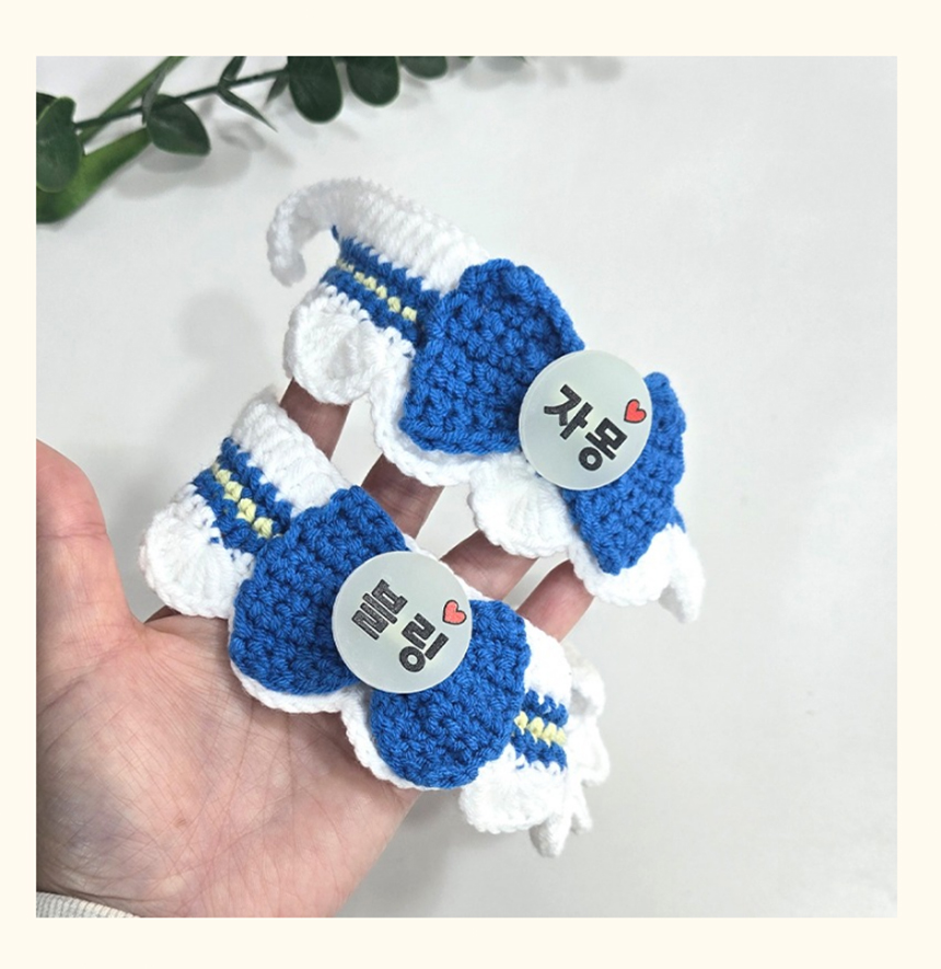 [NEW신상][무료배송] 아름블링 야광 브로치 케이프 레드/블루 S-L 8번째