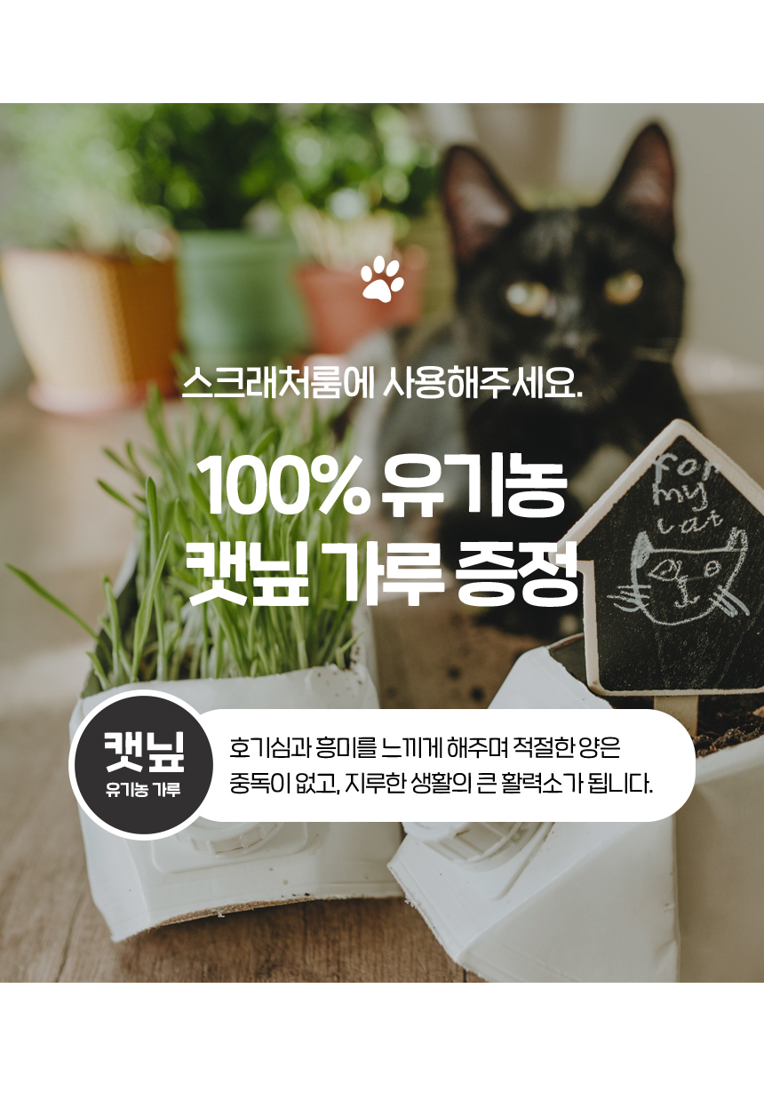 [무료배송] 초코펫하우스 캣 2단형 해먹 스크래쳐 오가닉 투룸 하우스 24번째