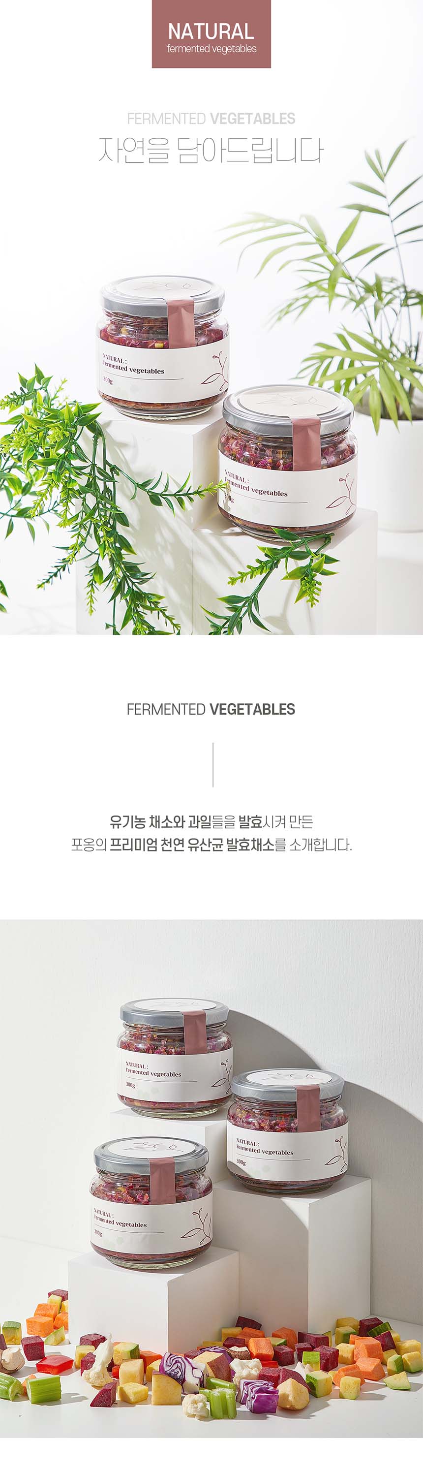 [무료배송] 포옹 독 발효채소 유산균 300g 1번째
