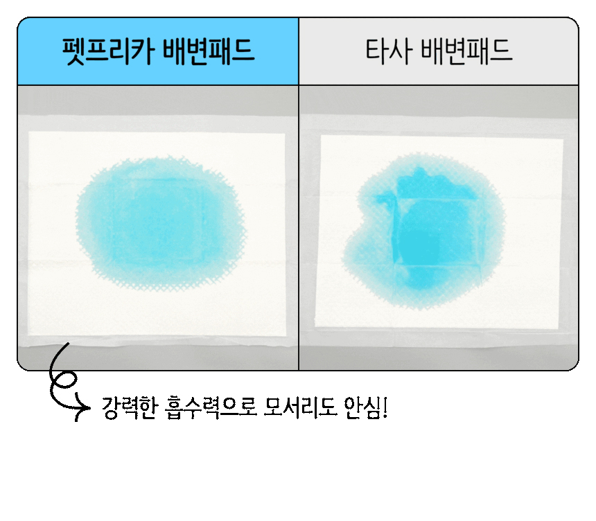 [NEW신상][무료배송] 펫프리카 독 배변패드 소형 20g 100매 (40x50) 5번째