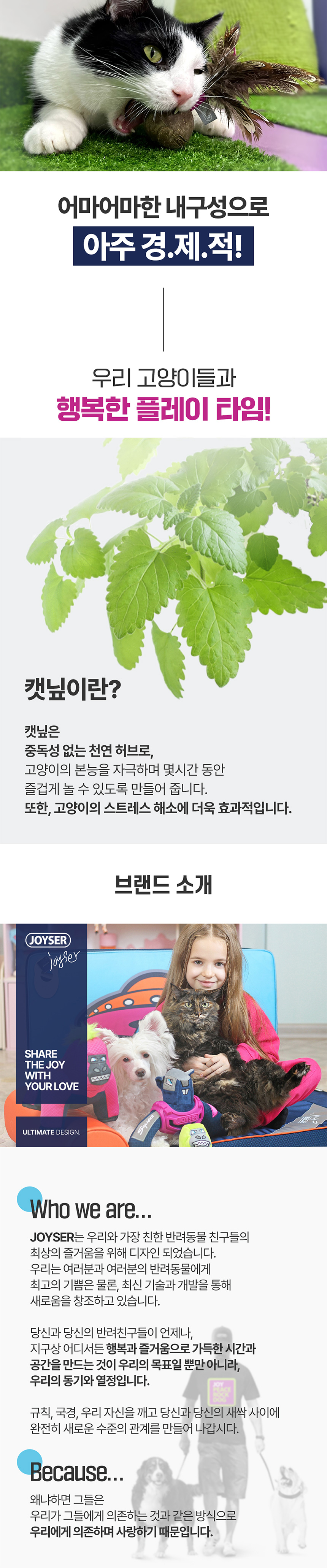 [무료배송] 조이서 캣 캣닢인형 3종 모음 3번째