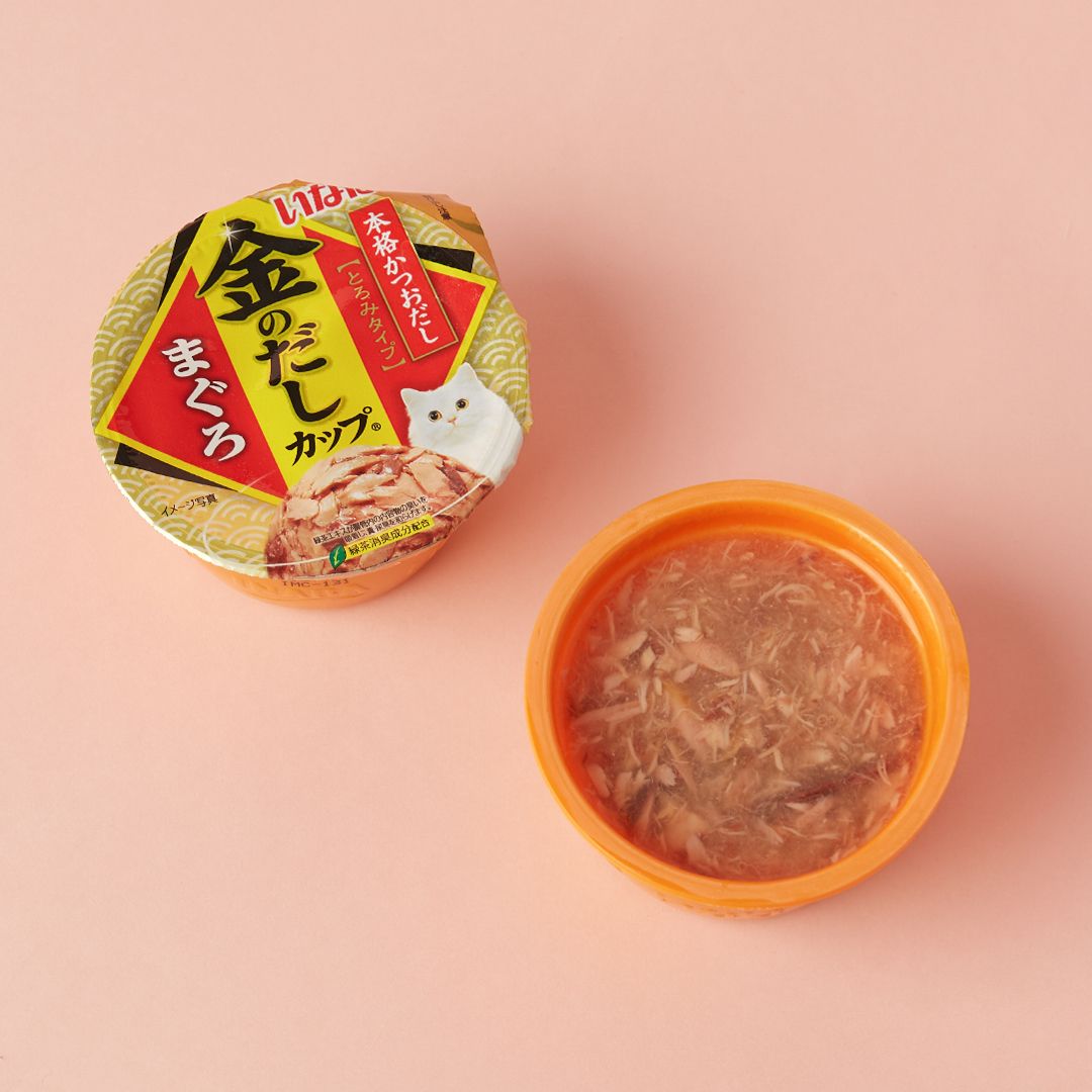 [ONLY펫프] 이나바 캣 금빛육수 컵 참치 70g*4개입 1번