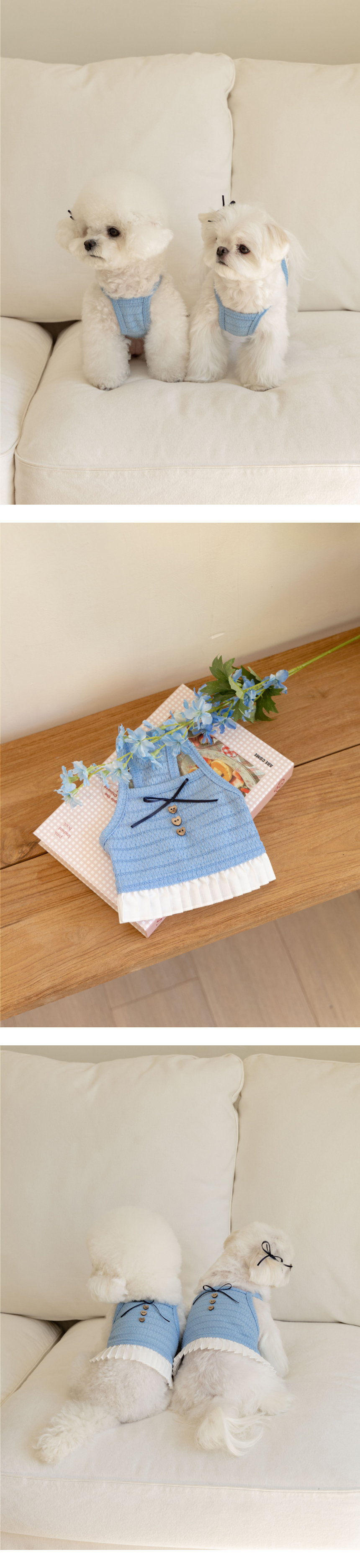 [무료배송] 멜름 선리츠 크롭탑 S-XL + 리본 헤어핀 세트 4번째